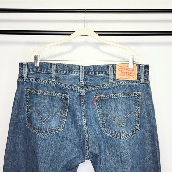 Levi's 505 Men's 2010 Regular Straight Fit Denim Blue Jeans Size 40x30 - Picture 7 of 9